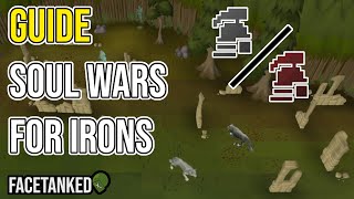 Soul Wars for Low Level Ironmen amp HCIM  OSRS Guide [upl. by Thorner]