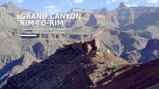 Full Hike CC No MapStabilization Grand Canyon RimtoRim in Arizona [upl. by Ileyan]