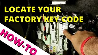 Factory Keyless Entry Code Location 20132018 HOW TO ESCAPE [upl. by Aniat]