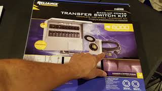 Reliance Manual Transfer Switch Kit ExplainedReview and Why Its Better Than an Interlock Switch [upl. by Anikahs]