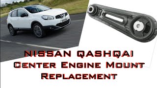 2012 NISSAN QASHQAI CENTER ENGINE STABILIZER REPLACEMENT [upl. by Vally]