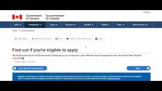 How to Apply for Work Permit Canada Online Step by Step with LMIA Full form filling Uploading [upl. by Appilihp949]