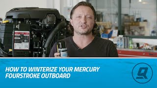 How to Winterize Your Mercury FourStroke Outboard [upl. by Ynnattirb641]