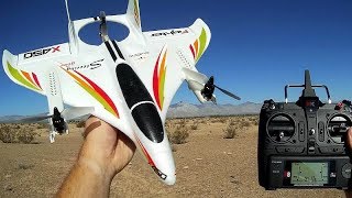 XK X450 Aviator VTOL RC Airplane Flight Test Review [upl. by Tizes93]