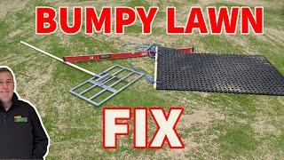 AN EASY WAY to LEVEL YOUR LAWN with everything you need to get it right [upl. by Einnaej]