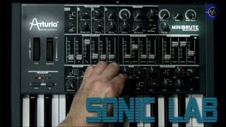 Arturia MiniBrute Synthesizer  SonicLAB Review [upl. by Ait]