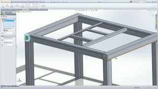 SolidWorks Weldments 101  Simple Table [upl. by Asseral]