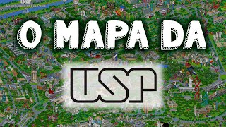 O MAPA DA USP  Como é a Cidade Universitária [upl. by Latsyrhk]