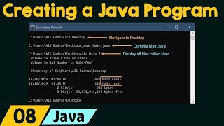 Creating Compiling and Executing a Java Program [upl. by Azeel897]