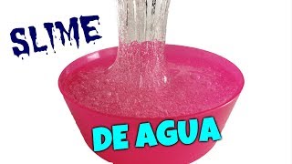 Haz SLIME DE AGUA Probando recetas de 💦Water Slime💦 [upl. by Babita156]