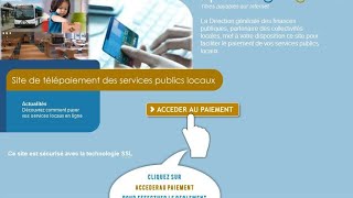 comment Payer en ligne factures deau Impôts amendes timbres [upl. by Ayardna]