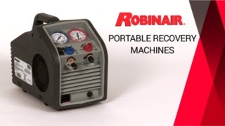 Robinair Portable Recovery Machines [upl. by Deny]