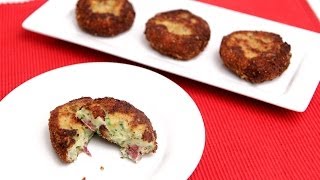 Potato Croquettes Recipe  Laura Vitale  Laura in the Kitchen Episode 679 [upl. by Llerdna]