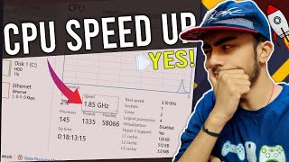 CPU SPEED UP  How to Increase Processor Speed For Best Performance in Windows 10 [upl. by Lily]