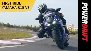 Yamaha R15 V3  Most powerful 150cc bike in India  PowerDrift [upl. by Naesed]