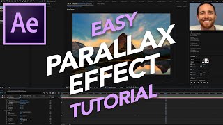 Easy Parallax Effect Tutorial in Adobe After Effects [upl. by Anivram847]