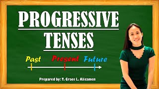 PROGRESSIVE TENSES  PAST  PRESENT  FUTURE  ENGLISH GRAMMAR [upl. by Adhamh951]