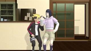 MMD Naruto Hinata and Boruto Rockabye [upl. by Anitsirhk332]