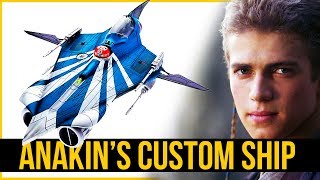 Star Wars Ships Anakins CUSTOM Delta7 Starfighter  Azure Angel [upl. by Yeleak201]