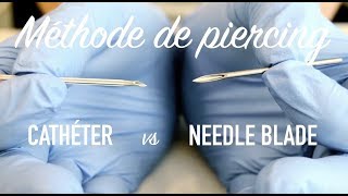 Piercing catheter vs needle blade [upl. by Eran491]