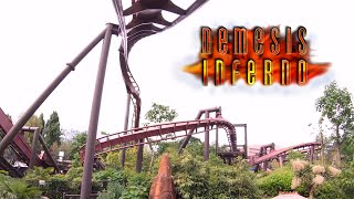 Nemesis Inferno 4K Front Seat POV  Thorpe Park [upl. by Brill]