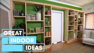 How To Build A Custom Wall Unit  Indoor  Great Home Ideas [upl. by Montague]