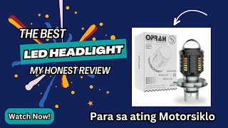 OPRAH LED HEADLIGHT BULB REVIEW  Bisdak Nga Vloger [upl. by Lerrad]