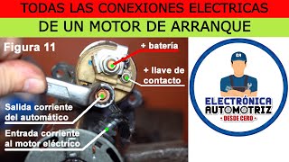 CONEXIONES ELÉCTRICAS DEL MOTOR DE ARRANQUE [upl. by Toddy670]