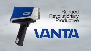 Vanta™ Handheld XRF Analyzer  Rugged Revolutionary Productive [upl. by Llorrac155]