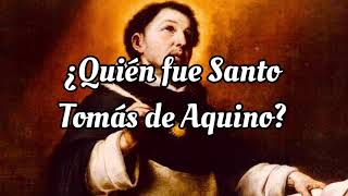 ¿Quién fue Santo Tomás de Aquino [upl. by Noira]