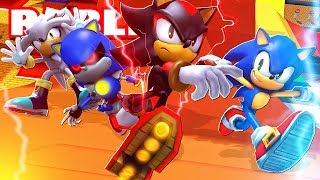 Becoming SHADOW the HEDGEHOG with SONIC in ROBLOX [upl. by Entsirhc]