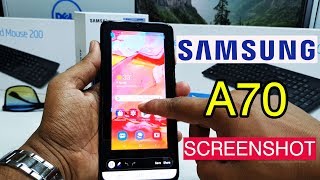 Samsung A70 How to Take Screenshot [upl. by Manas]