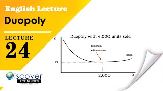 Lecture 24 Duopoly  English  MBA  BBA [upl. by Leanna]