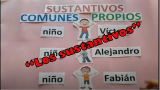 📝 SUSTANTIVOS propios y comunes [upl. by Ytineres]