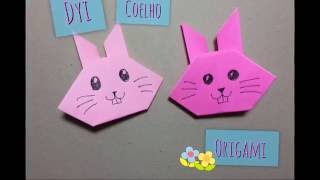 Diy  Coelho de papel fácil Origami [upl. by Yve]