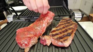 Simple Steak Recipe Electric Grill [upl. by Jochebed]