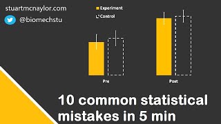 Ten Statistical Mistakes in 5 Min [upl. by Joli50]