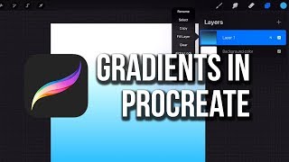 3 Ways to Make Gradients in Procreate [upl. by Sherar988]