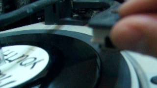 Adjust the arm set down position  BSR autochanger record player [upl. by Cavanaugh]