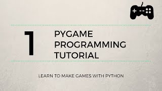 Pygame Tutorial 1  Basic Movement and Key Presses [upl. by Eerazed]