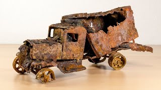 Restoration extreme rusty abandoned 1931´s car truck [upl. by Kimmy119]