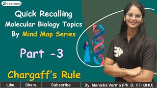 eLearnam Mind Map Series  Molecular Biology  Part  3  Chargaffs Rule  Quick Recalling [upl. by Eitsud664]