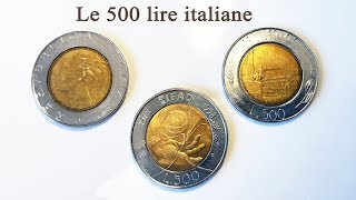 Quanto valgono queste 500 lire italiane [upl. by Alicec503]