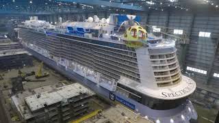 MEYER WERFT  Der Bau der Spectrum of the Seas [upl. by Tila]