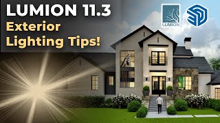 Lumion 113 Pro Exterior Render Tutorial  Lighting [upl. by Camel914]