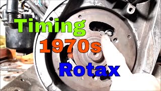 How To Set Ignition Timing On Vintage Ski Doo Rotax Engine [upl. by Yhtac]