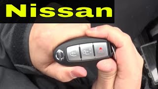 How To Replace A Nissan Key Fob BatteryTutorial [upl. by Annahael807]