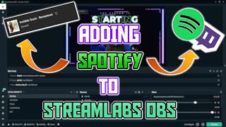 How To Add Spotify To Streamlabs OBS In Less Than 5 Minutes  Twitch amp Mixer Streaming Guide [upl. by Cobby127]