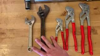 Knipex Wrench Pliers vs Adjustable Wrenches [upl. by Ganny]