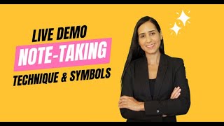 NoteTaking Symbols and Technique Training [upl. by Laen]